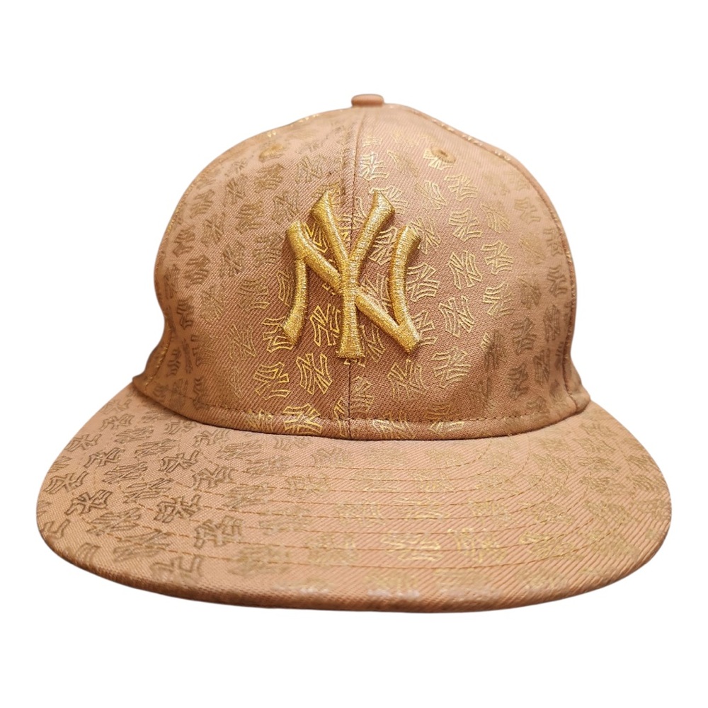 NY Yankees Tan and Gold Baseball Hat